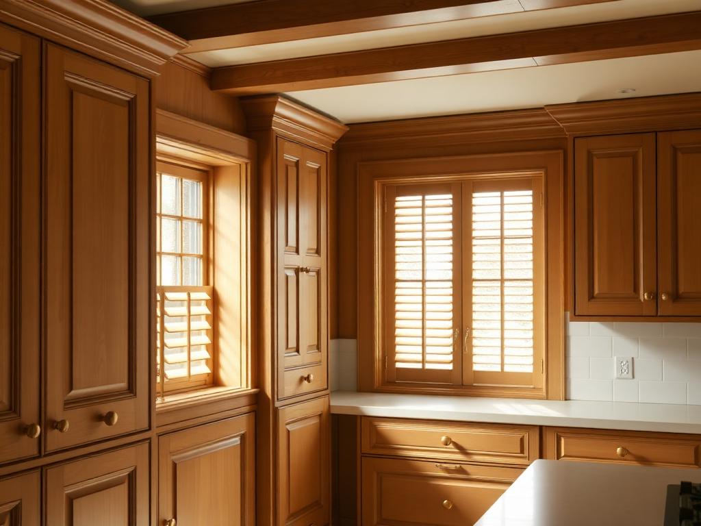 Shaker Warmth — Classic kitchen in Sector 15, Faridabad