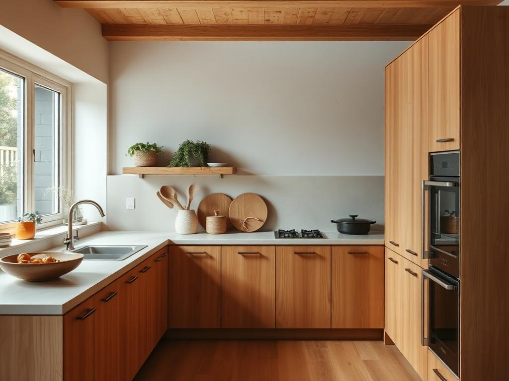Teak & Olive — Warm-Wood kitchen in Sushant Lok, Gurugram